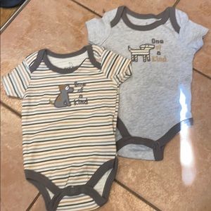 Baby boy 2 piece onsies
